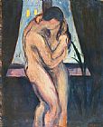 the kiss by Edvard Munch